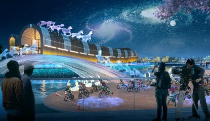 獲獎+1|通遼市悅來河文旅休閑街區夜游光影秀項目榮獲十三屆阿拉丁神燈獎